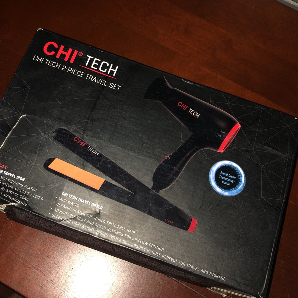 Chi Travel Straightener and Hair Dryer